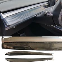 Lade das Bild in den Galerie-Viewer, FLG Tesla Model 3/Y Carbon Fiber Glänzend Ersatz Armaturenbrett/Dashboard und Türverkleidung 2020-2022 (Lieferzeit 5-7 Tage)