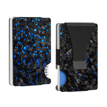 Lade das Bild in den Galerie-Viewer, Forged Carbon Wallet Cardholder mit Moneyclip & RFID Schutz