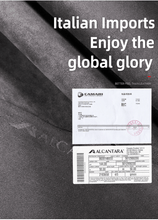 Lade das Bild in den Galerie-Viewer, Alcantara Cardholder Wallet Leder Karten Etui Schwarz Wildleder Style Vliesstoff