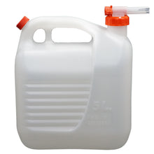 Lade das Bild in den Galerie-Viewer, FLG Wasserkanister mit Ablasshahn und Schraubdeckel, Trinkwasserkanister, Behälter mit Tragegriff Lebensmittelecht 5 Liter