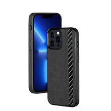 Lade das Bild in den Galerie-Viewer, FLG Alcantara & Carbon Hülle iPhone Case