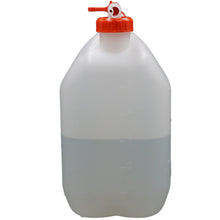 Lade das Bild in den Galerie-Viewer, FLG Wasserkanister mit Ablasshahn und Schraubdeckel, Trinkwasserkanister, Behälter mit Tragegriff Lebensmittelecht 5 Liter