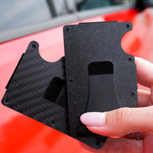 Lade das Bild in den Galerie-Viewer, Carbon Fiber Wallet Cardholder mit Moneyclip