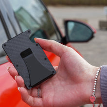 Lade das Bild in den Galerie-Viewer, Carbon Fiber Wallet Cardholder mit Moneyclip