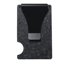 Lade das Bild in den Galerie-Viewer, Forged Carbon Wallet Cardholder mit Moneyclip & RFID Schutz