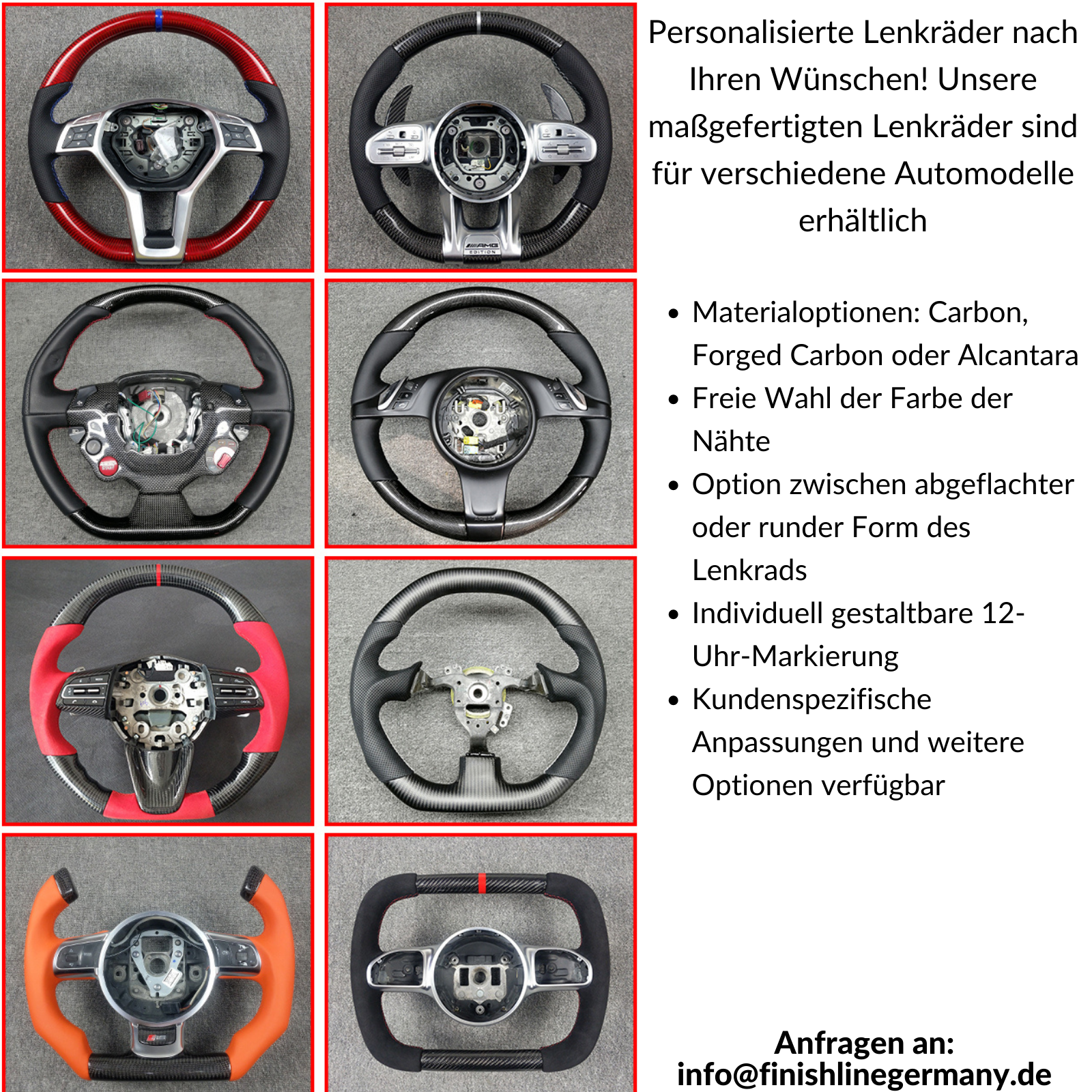 Auto Carbonfaser Lenkrad Für Volkswagen Golf 7 MK7 GTI GTD GLI GT